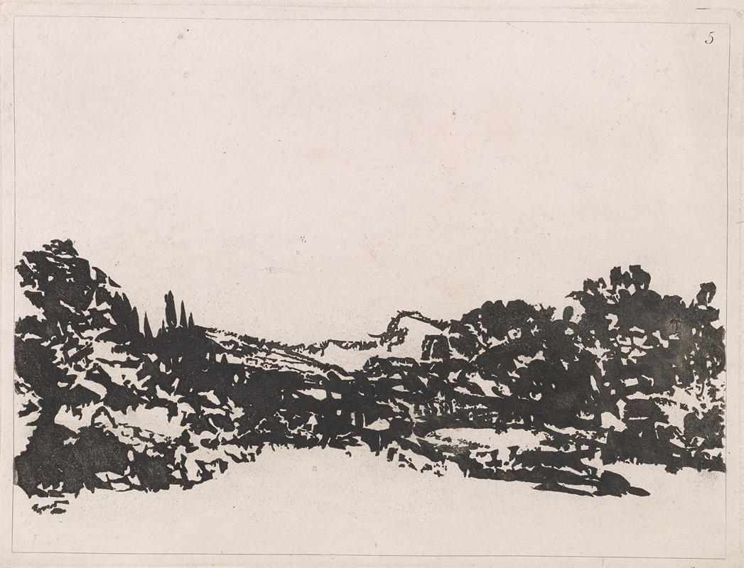 Alexander Cozens - A new method of assisting the invention in drawing original compositions of landscape Pl.05