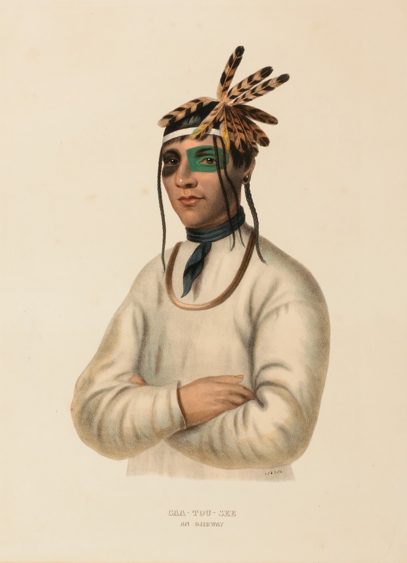 Charles Bird King - Caa-Tou-See. An Ojibway