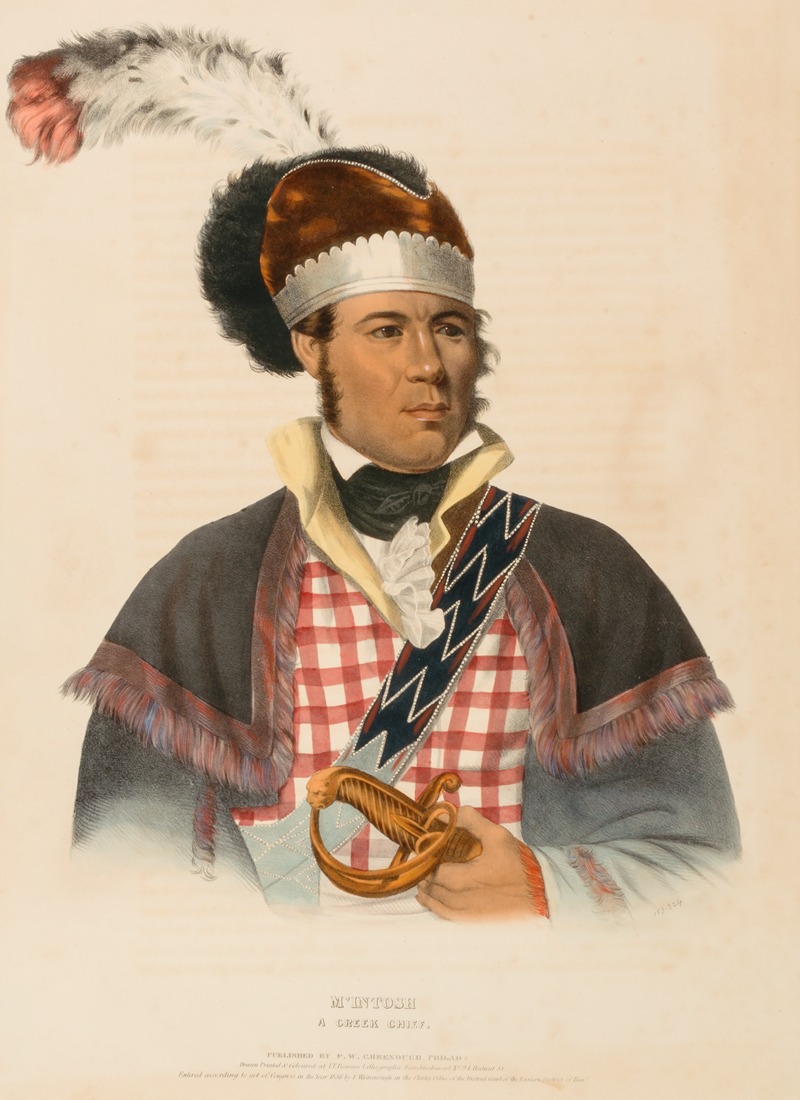 Charles Bird King - M’Intosh. A Creek Chief