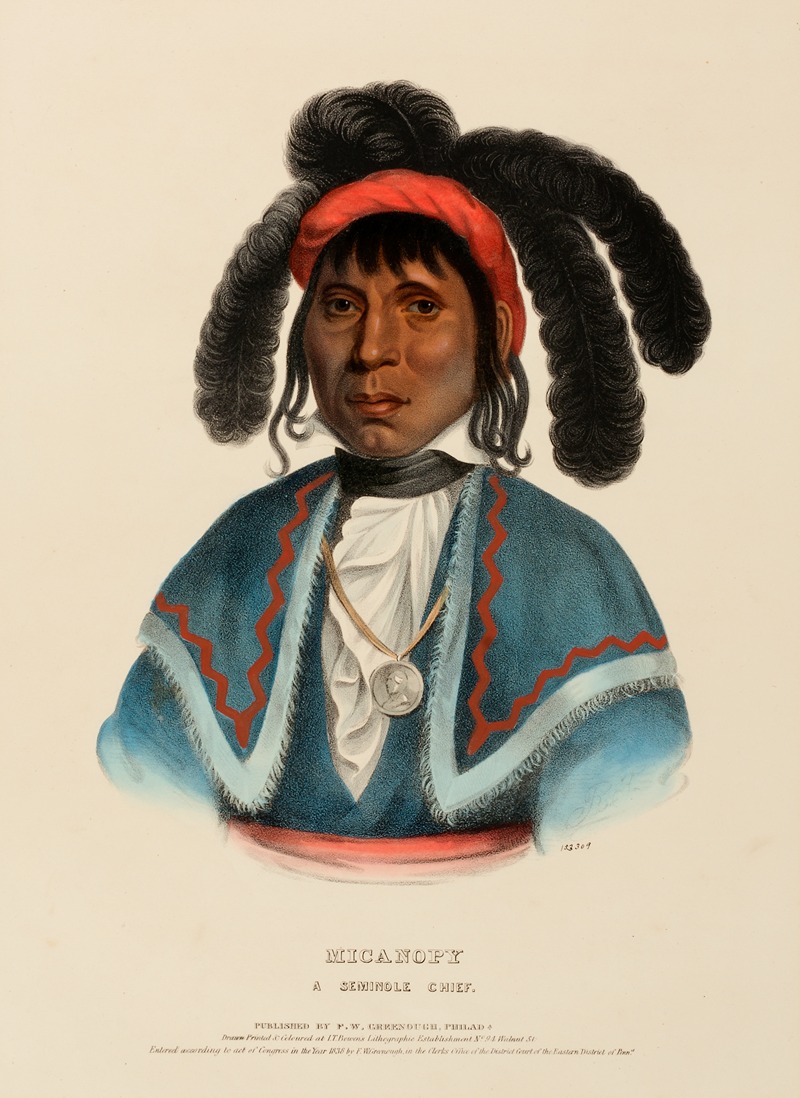 Charles Bird King - Micanopy. A Seminole Chief