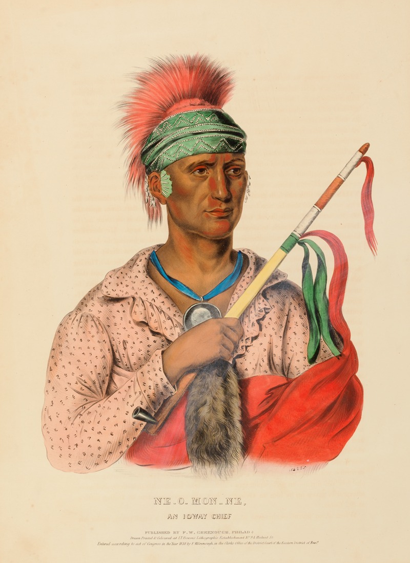 Charles Bird King - Ne-O-Mon-Ne, An Ioway Chief