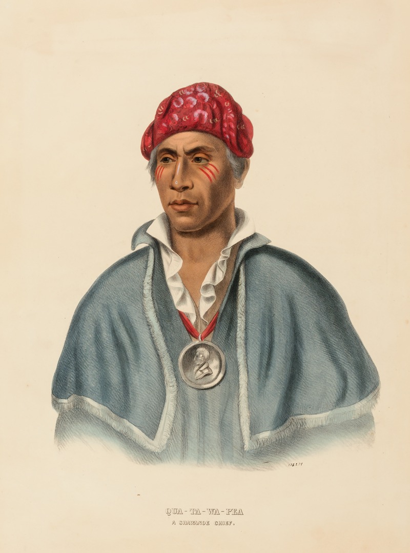 Charles Bird King - Qua-Ta-Wa-Pla. A Shawanoe Chief