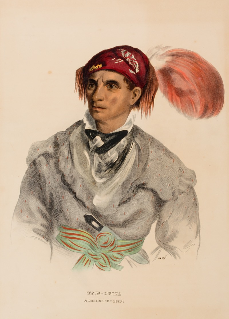 Charles Bird King - Tah-Chee (Dutch), A Cherokee Chief