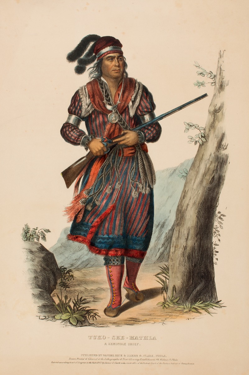 Charles Bird King - Tuko-See-Mathla. A Seminole Chief