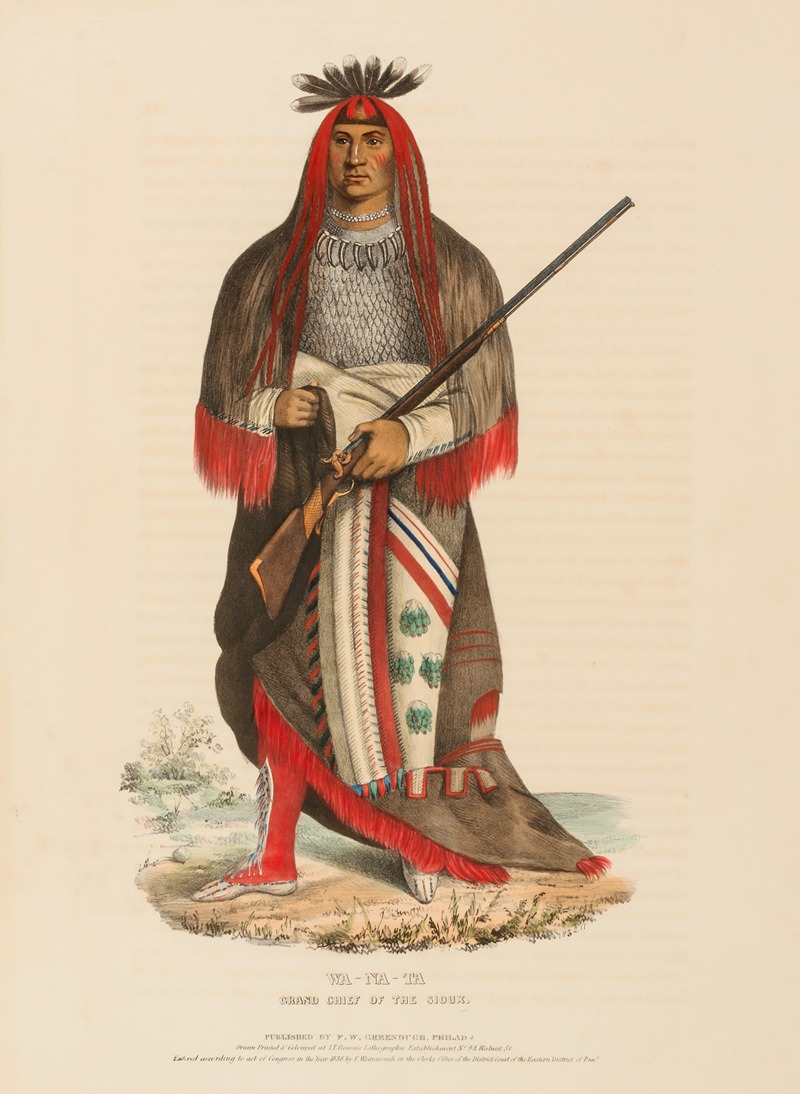 Charles Bird King - Wa-Na-Ta. Grand Chief Of The Sioux