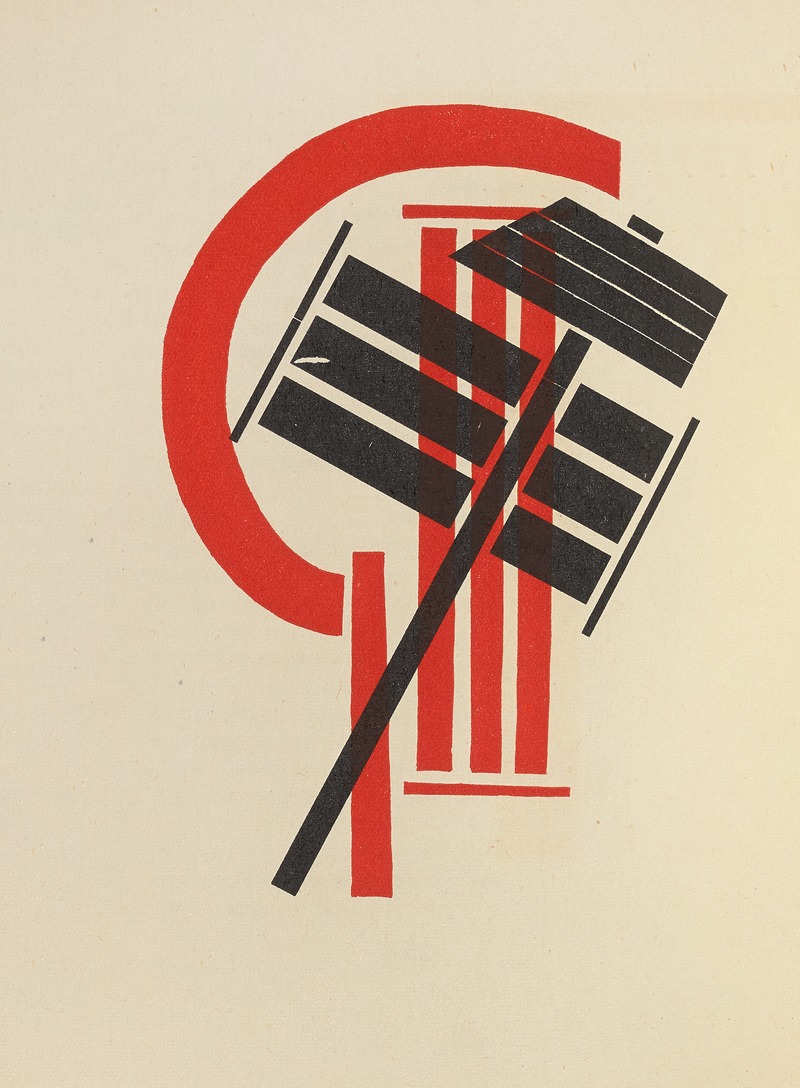 El Lissitzky - Dli︠a︡ golosa Pl.12