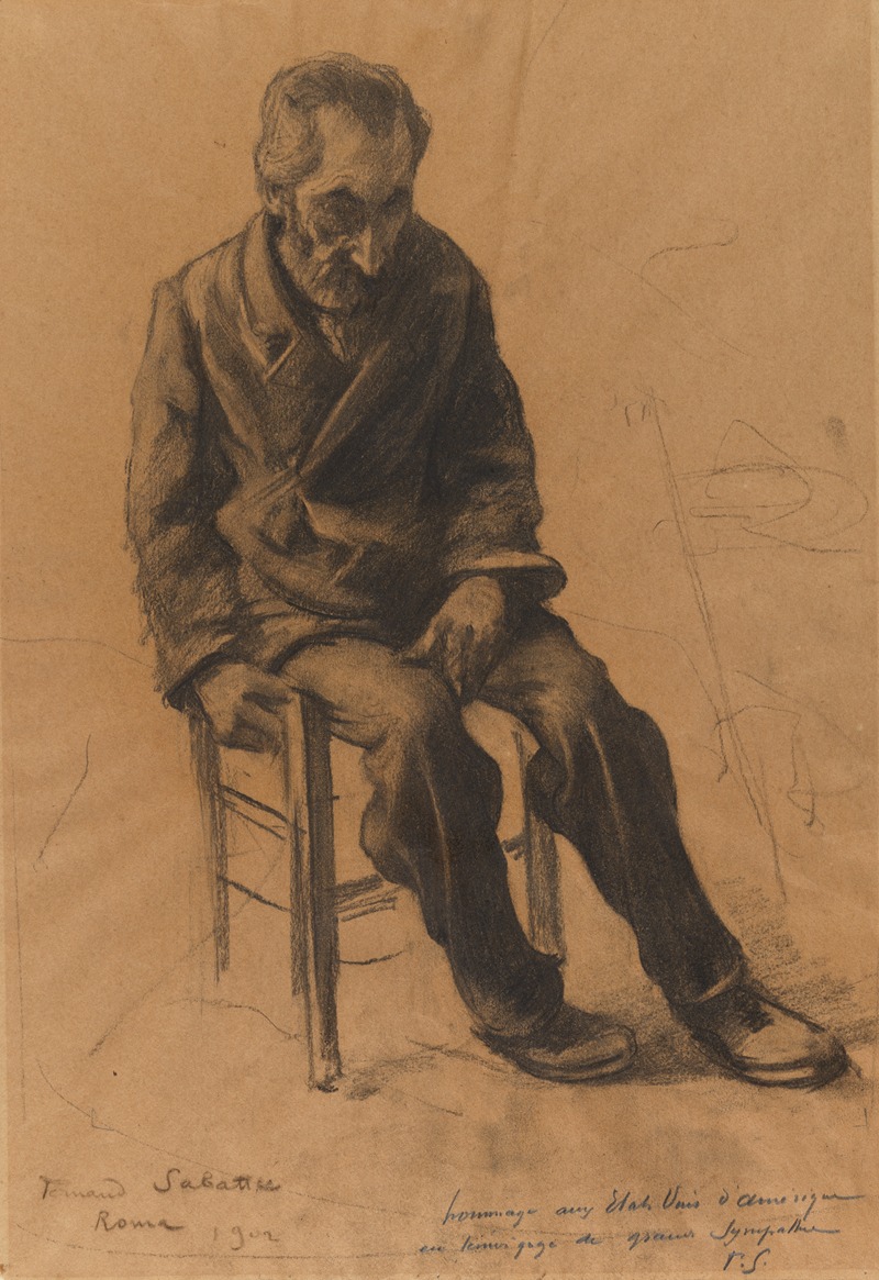 Fernand Sabatté - Male Figure