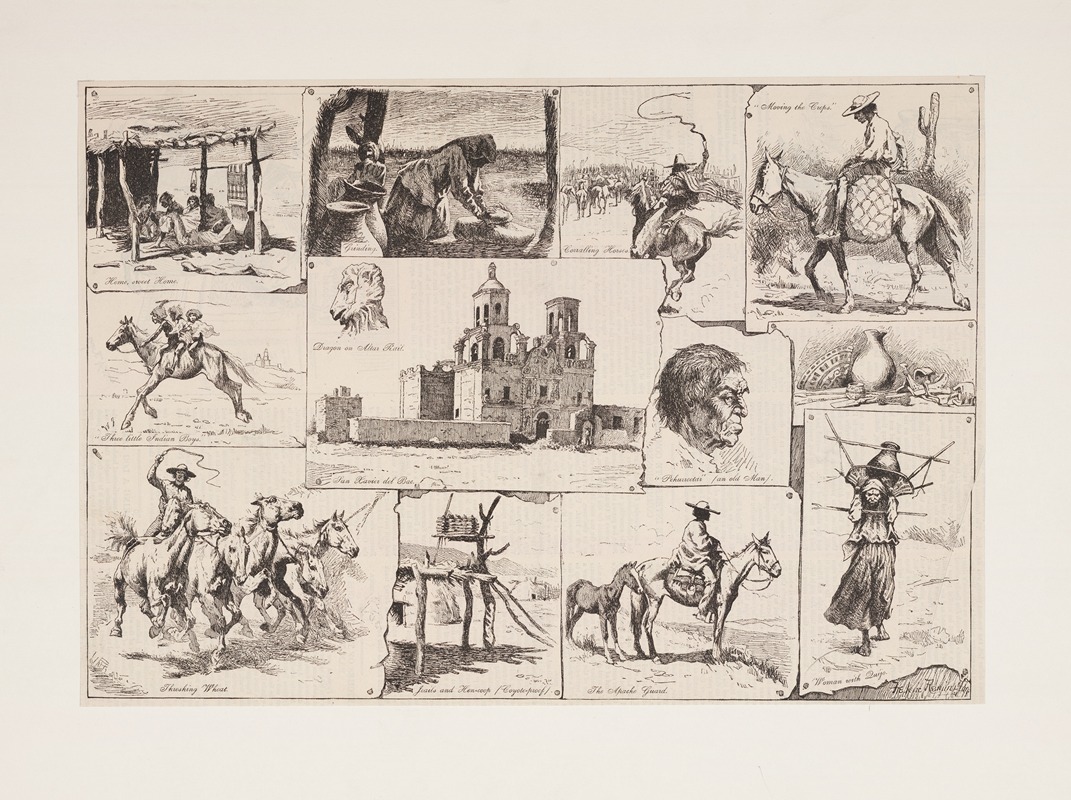 Frederic Remington - Sketches among the Papagos of San Xavier