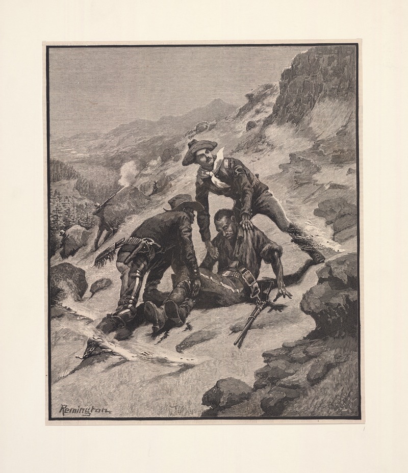 Frederic Remington - Soldiering in the Southwest–The Rescue of Corporal Scott