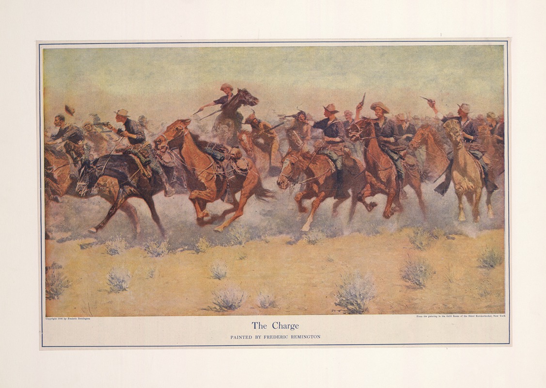 Frederic Remington - The charge