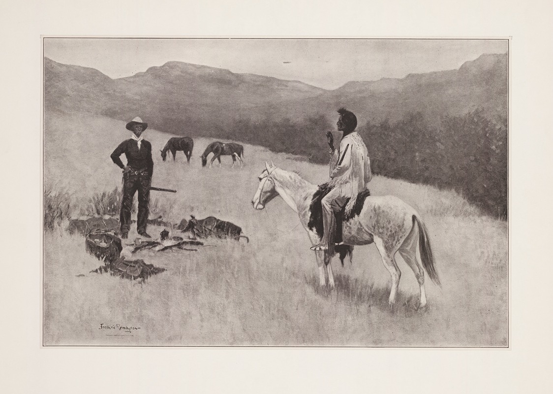 Frederic Remington - The parley