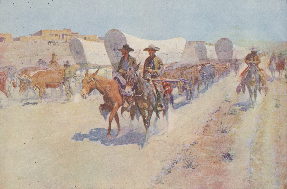 Frederic Remington - The Santa Fe trade