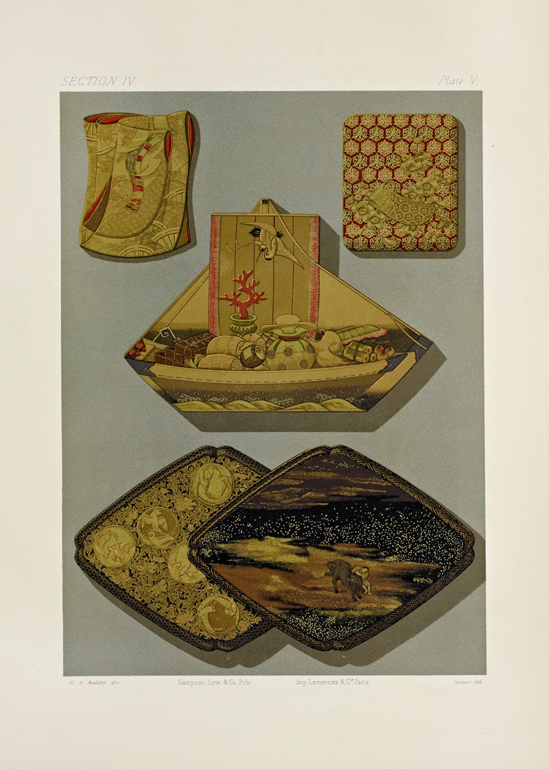 George Ashdown Audsley - The ornamental arts of Japan Pl.049