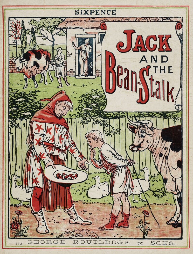 Walter Crane - Jack and the bean-stalk Pl.1