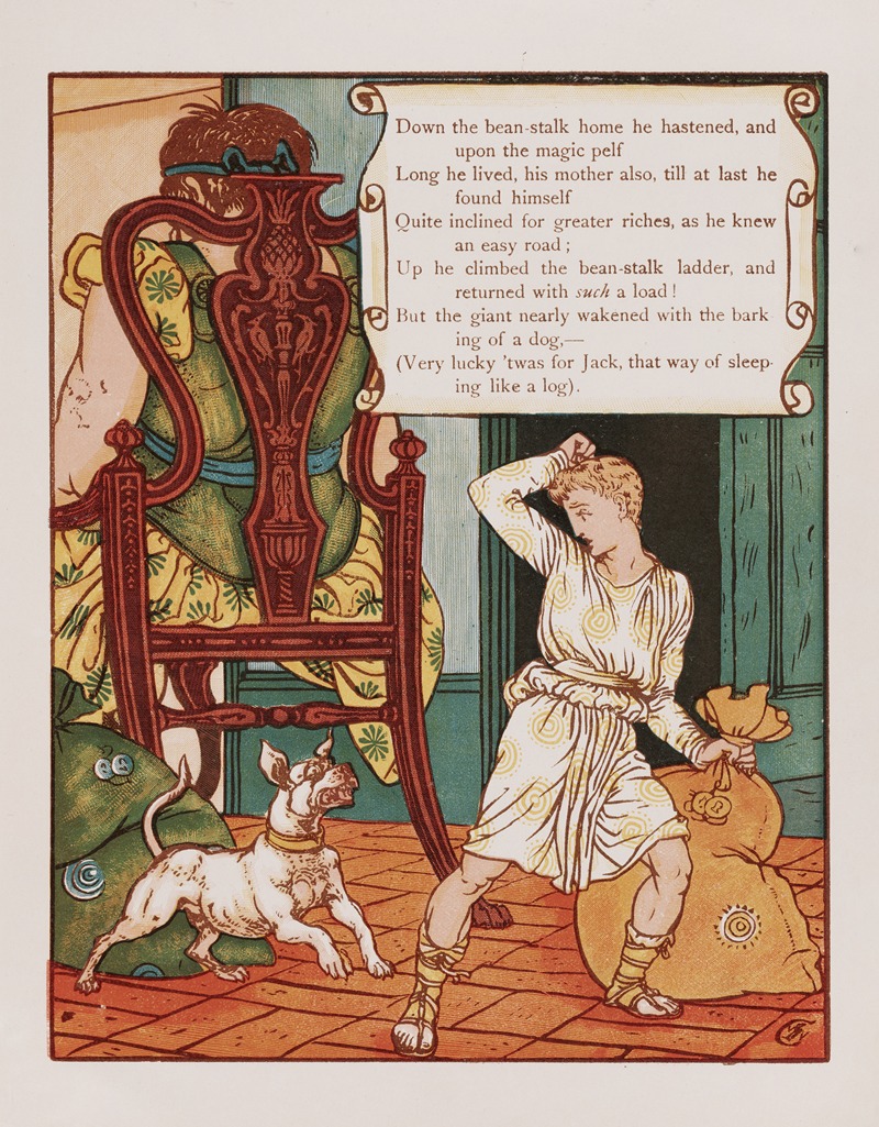 Walter Crane - Jack and the bean-stalk Pl.6