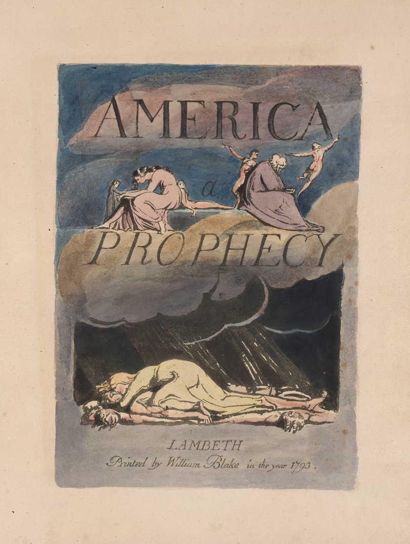 William Blake - America, a prophecy Pl.02