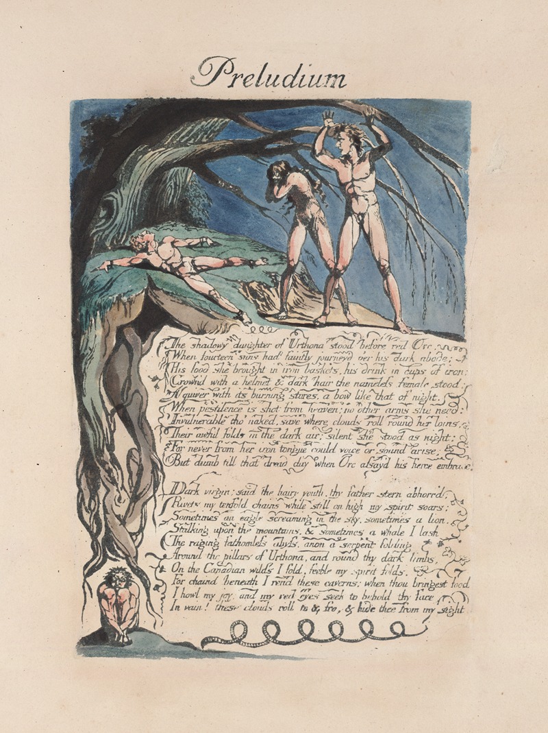 William Blake - America, a prophecy Pl.03