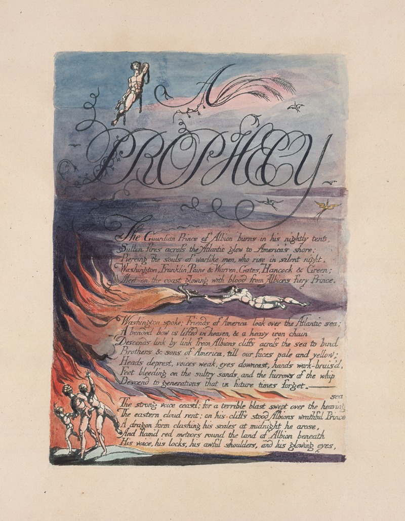 William Blake - America, a prophecy Pl.05