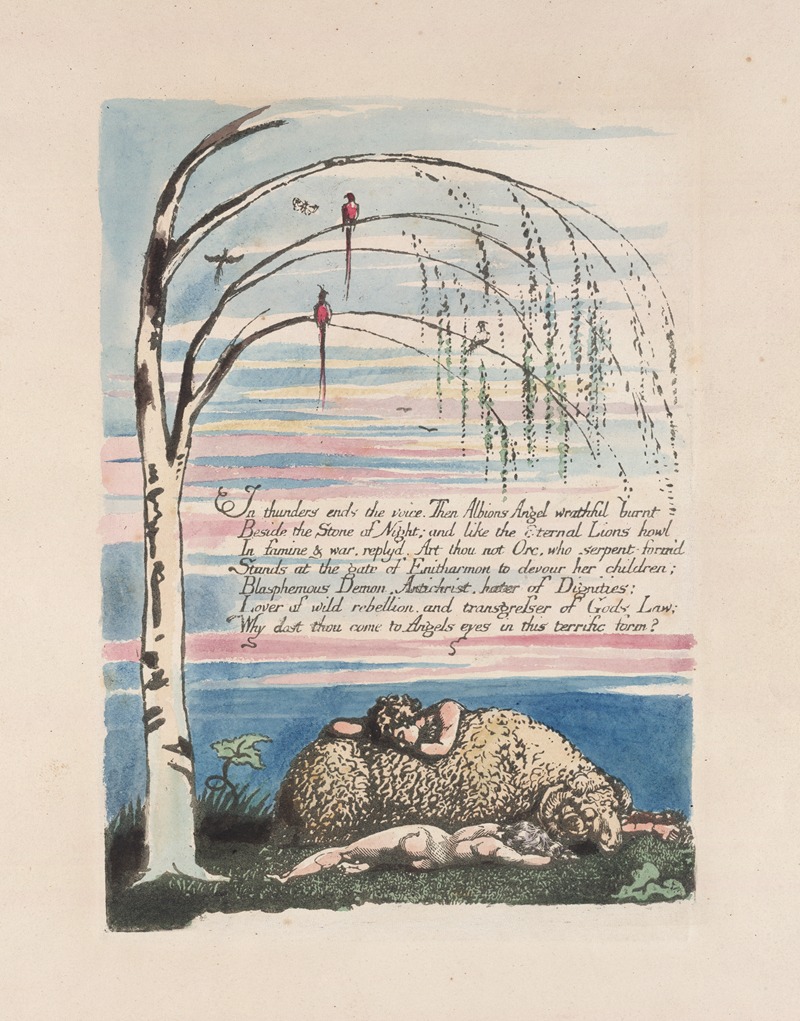 William Blake - America, a prophecy Pl.09