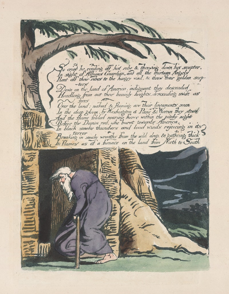 William Blake - America, a prophecy Pl.14