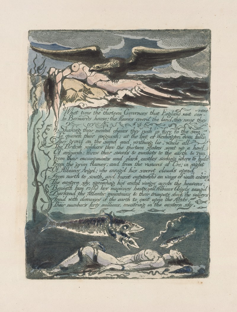 William Blake - America, a prophecy Pl.15