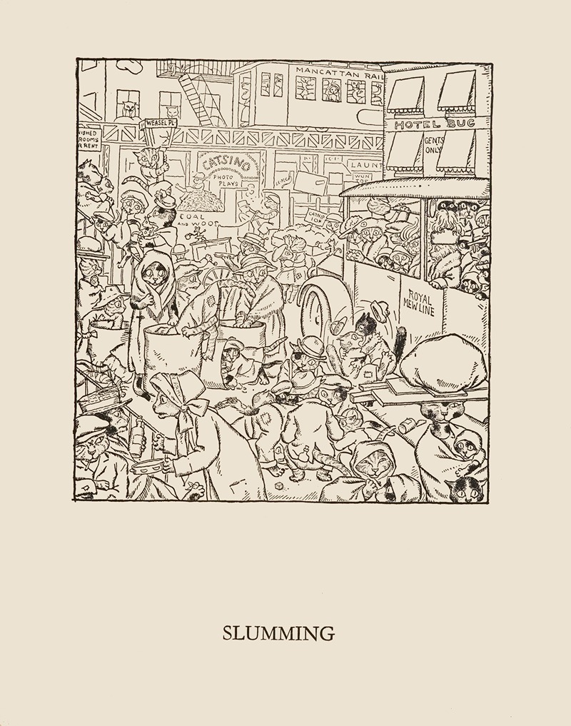 William Ely Hill - Slumming