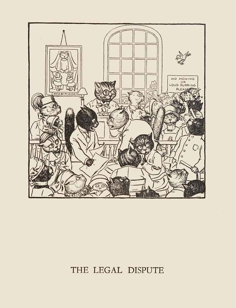 William Ely Hill - The legal dispute