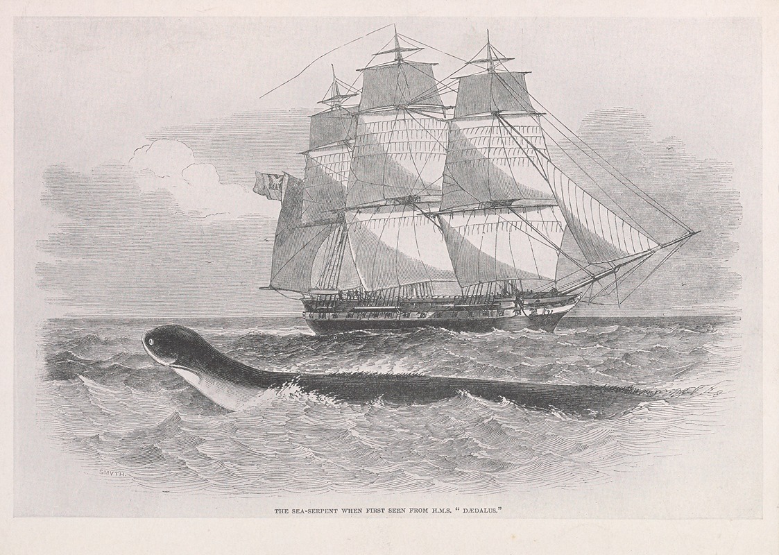Anonymous - The sea-serpent when first seen from H.M.S. Dædalus