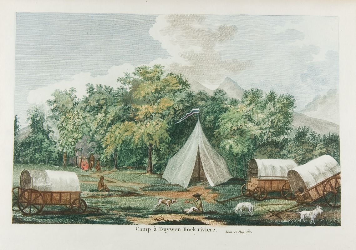 François Levaillant - Camp a Duywen Hock riviere