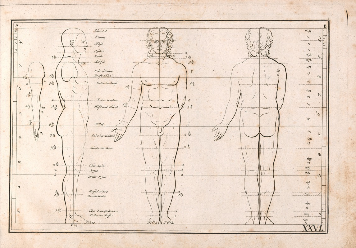 Johann Quirin Jahn - Zeichenbuch für Künstler und Liebhaber der freyen Handzeichnung Pl.26