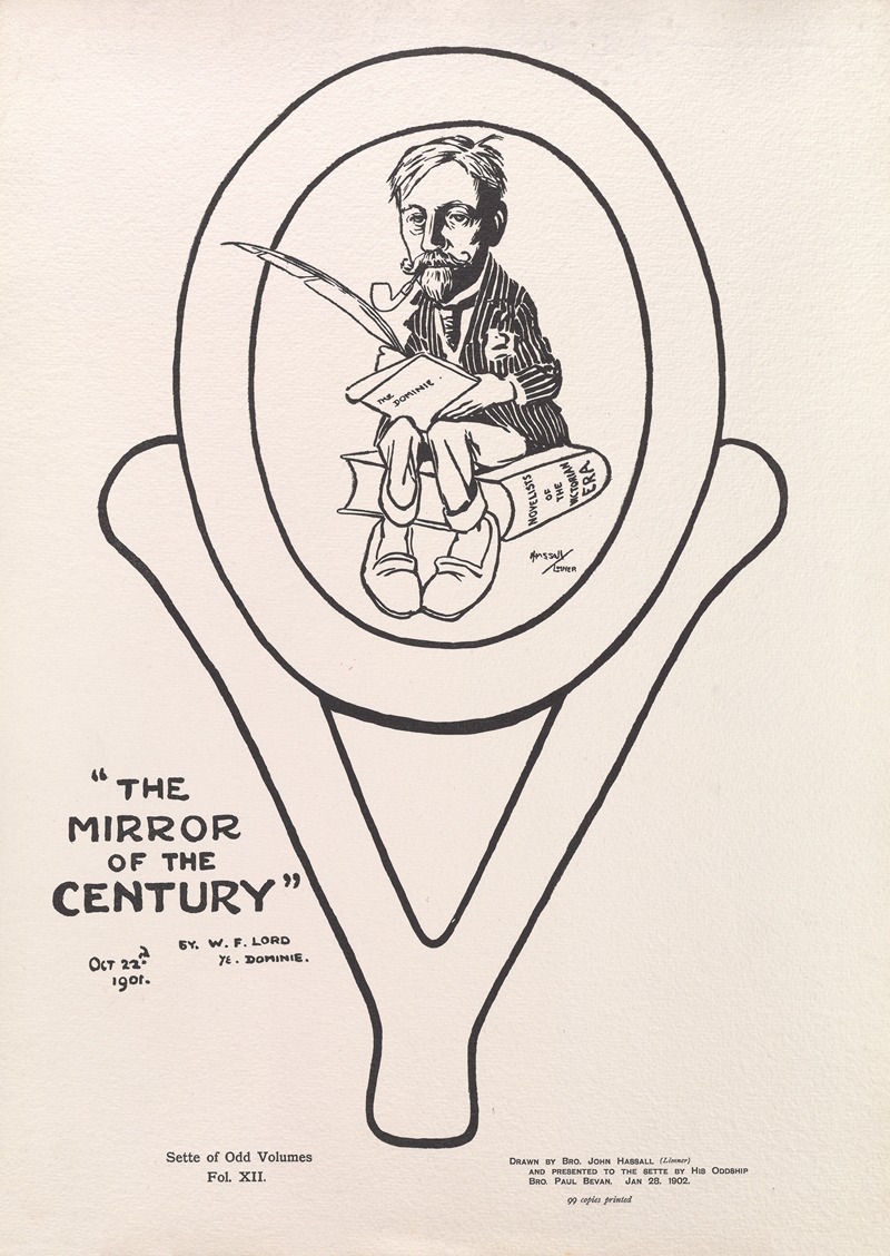 John Hassall - The Mirror of the Century, 1902