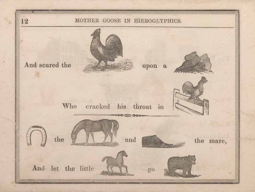 Sherman & Co. - Cock, Rock, Crowing, Shoe, Horse, Shoe, Colt, Bear