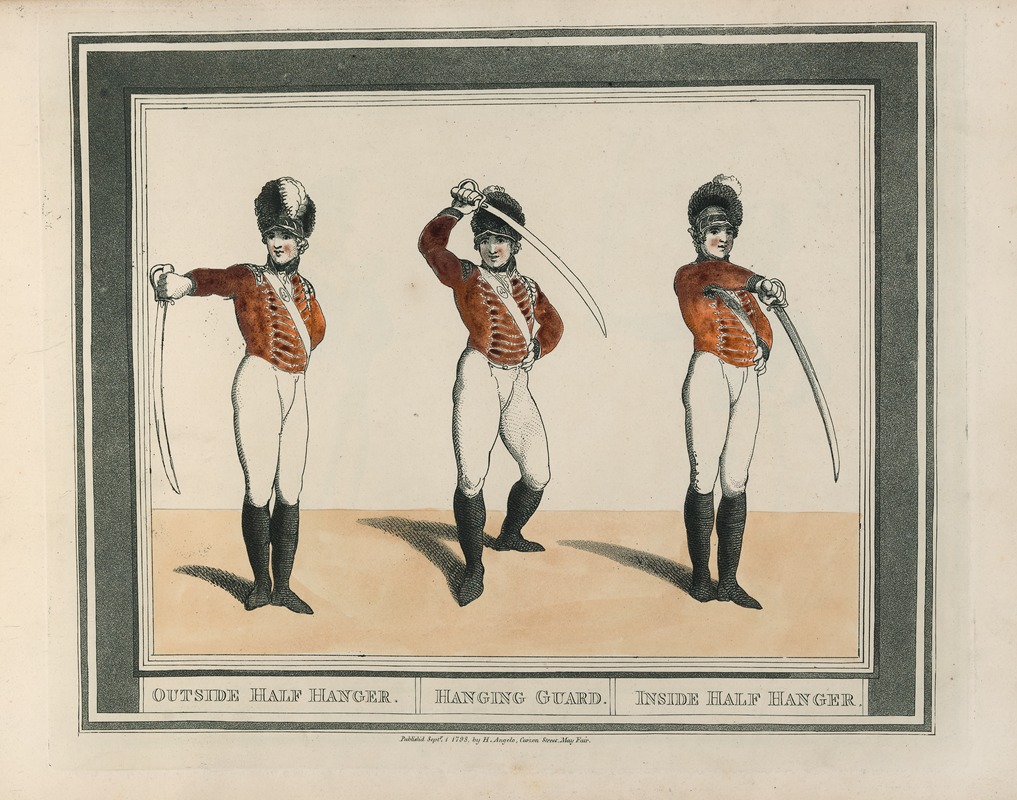 Thomas Rowlandson - Outside Half Hanger, Hanging Guard, Inside Half Hanger