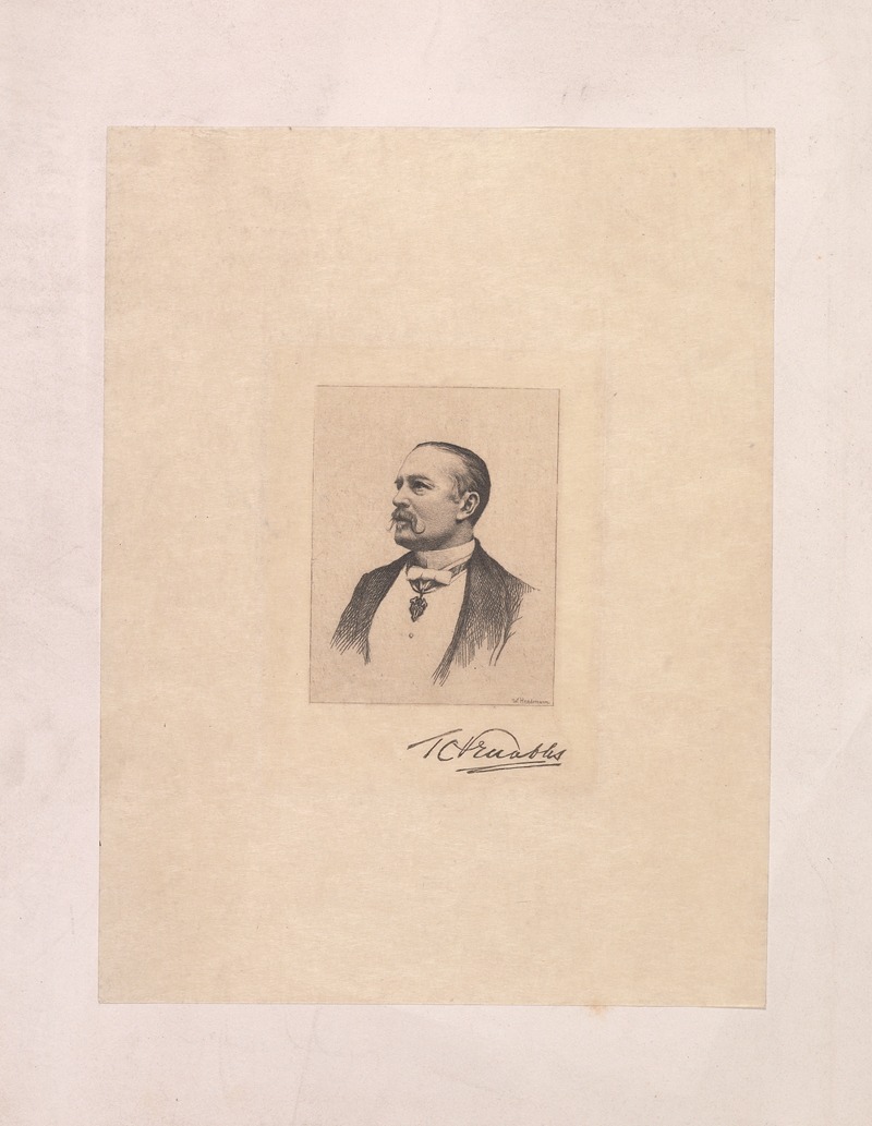 Willie Heydemann - Engraved portrait
