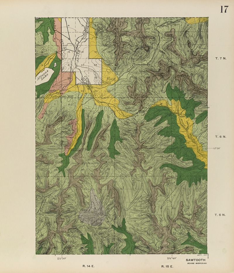 Gifford Pinchot - Forest atlas of the national forests of the United States Pl.17