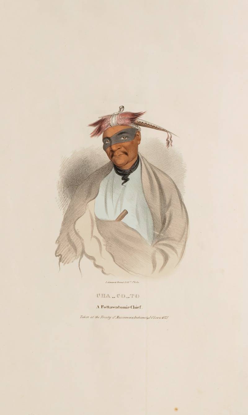 James Otto Lewis - CHA-CO-TO, A Pottowattomie Chief