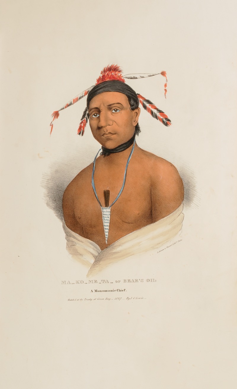 James Otto Lewis - MA-KO-ME-TA or the Bear’s Oil; A Monomonie Chief