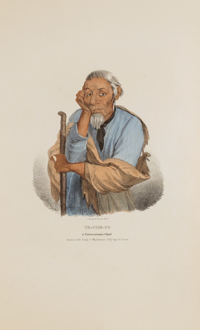 James Otto Lewis - PE-CHE-CO; A Pottowattomie Chief