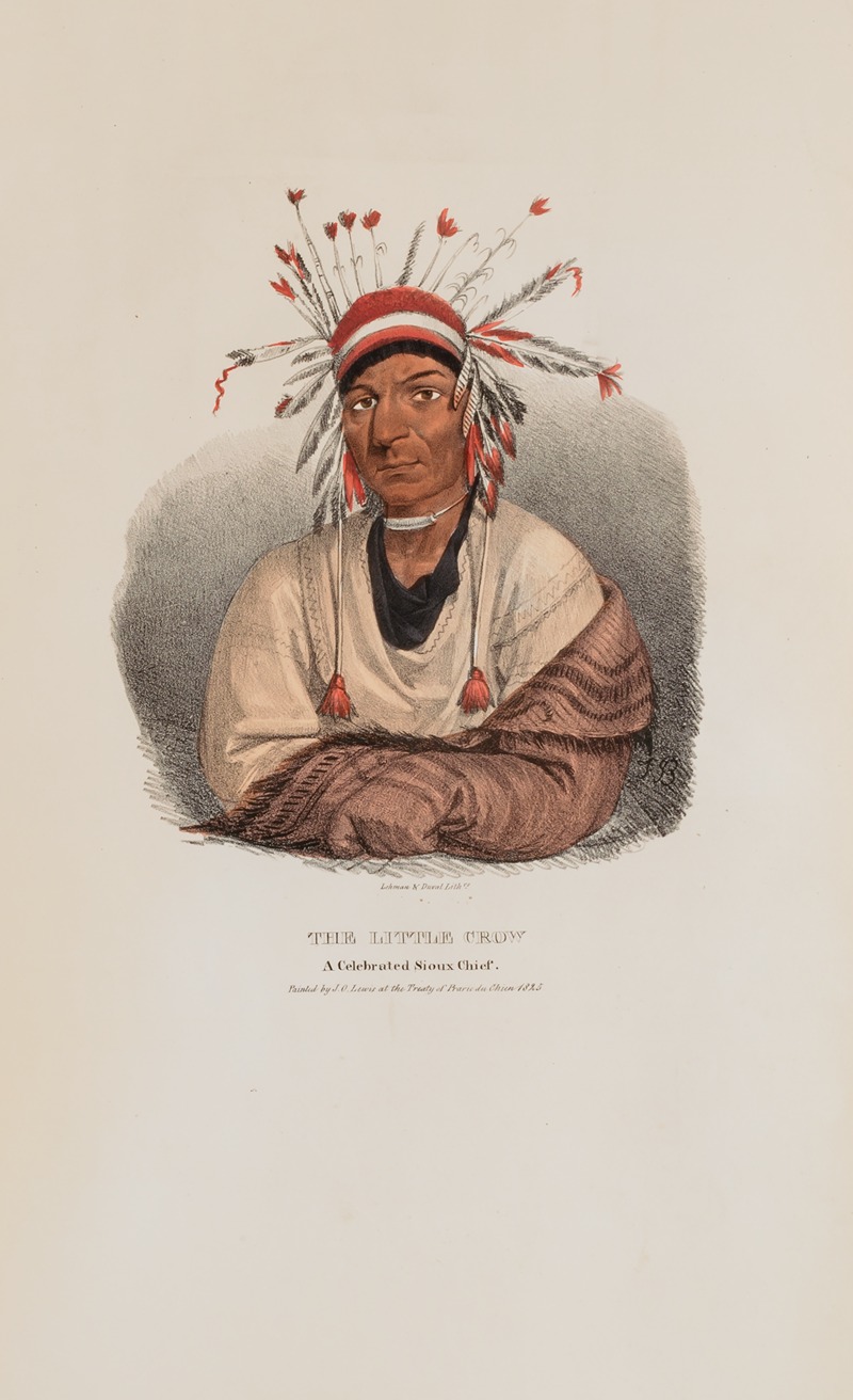 James Otto Lewis - THE LITTLE CROW, A Celebrated Sioux Chief