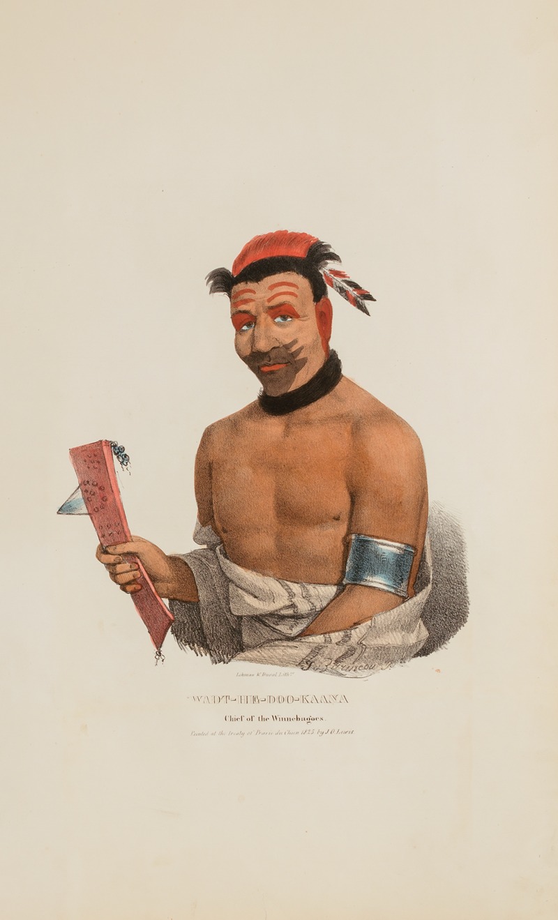 James Otto Lewis - WADT-HE-DOO-KAANA; Chief of the Winnebagoes