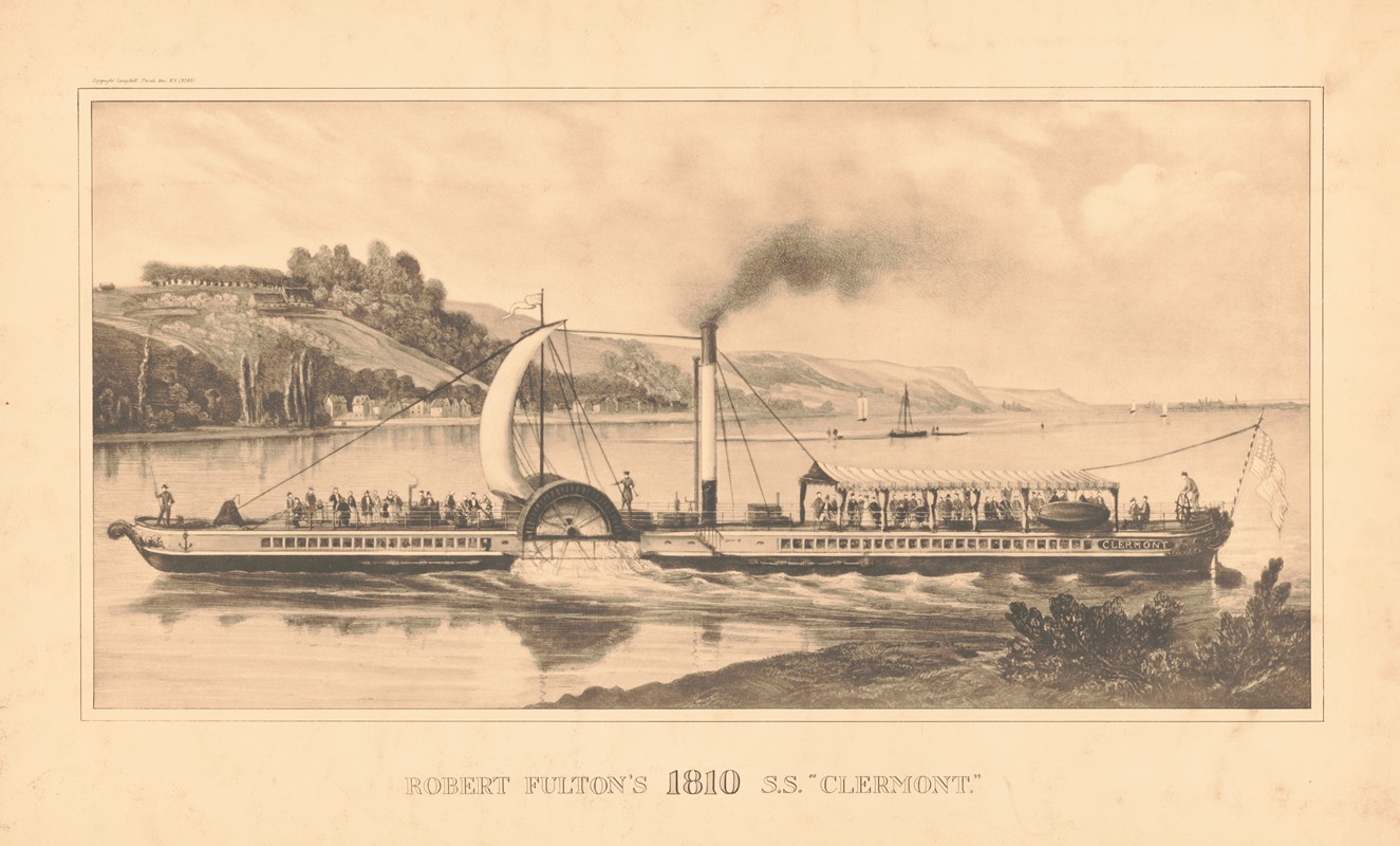 Campbell Prints Inc. - Robert Fulton’s 1810 S.S. ‘Clermont’