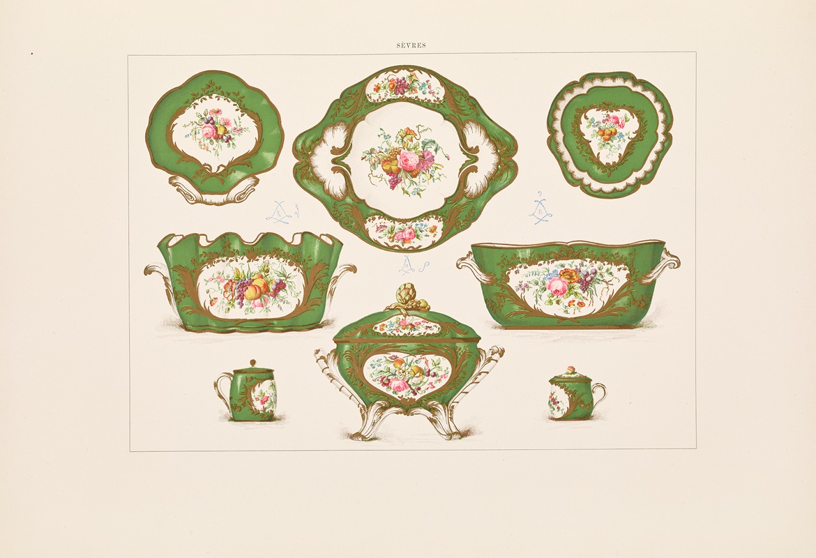 Edouard Garnier - The soft porcelain of Sèvres Pl.10