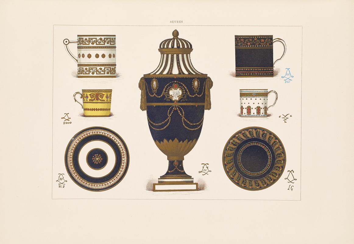 Edouard Garnier - The soft porcelain of Sèvres Pl.34