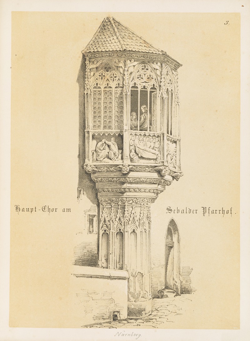 Friedrich Mayer - Die interessantesten Chörlein an Nürnberg’s mittelalterlichen Gebäuden Pl.03
