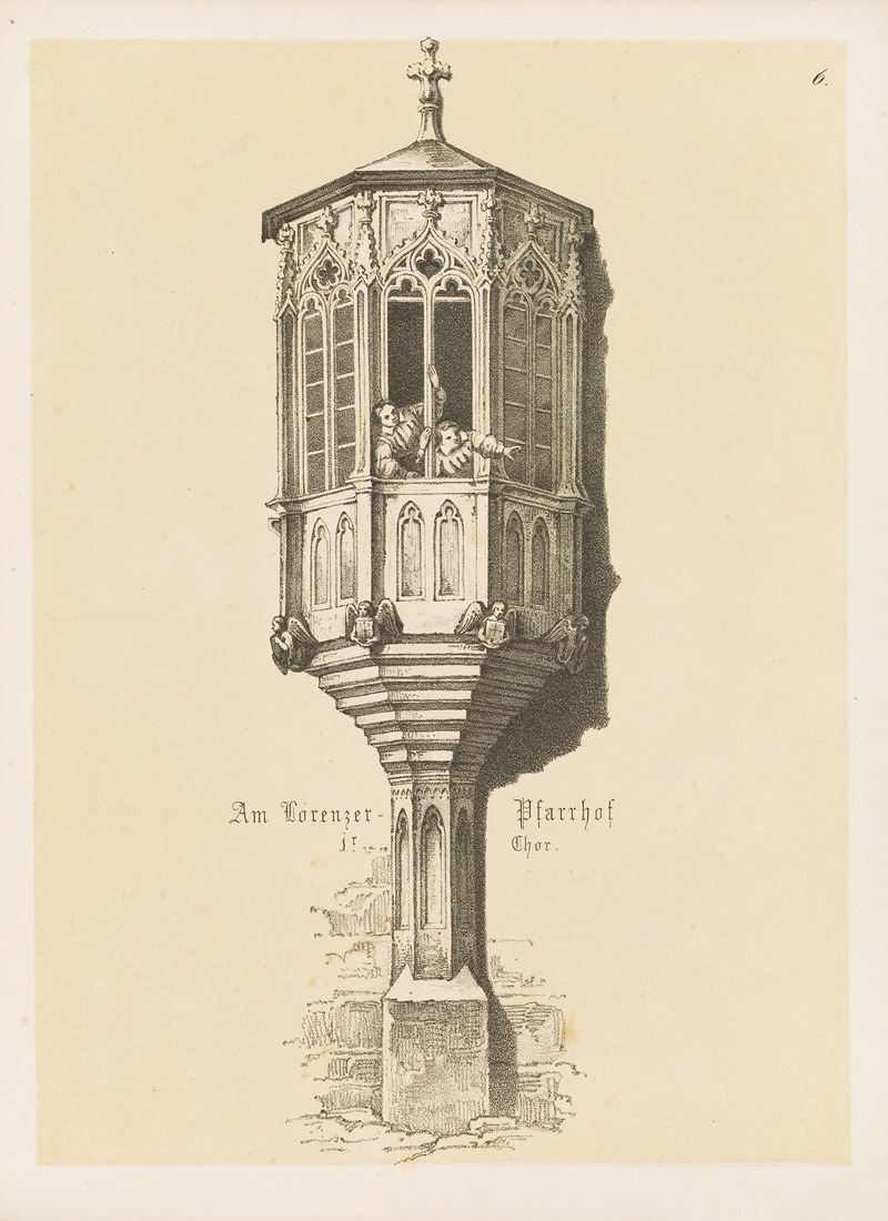 Friedrich Mayer - Die interessantesten Chörlein an Nürnberg’s mittelalterlichen Gebäuden Pl.06