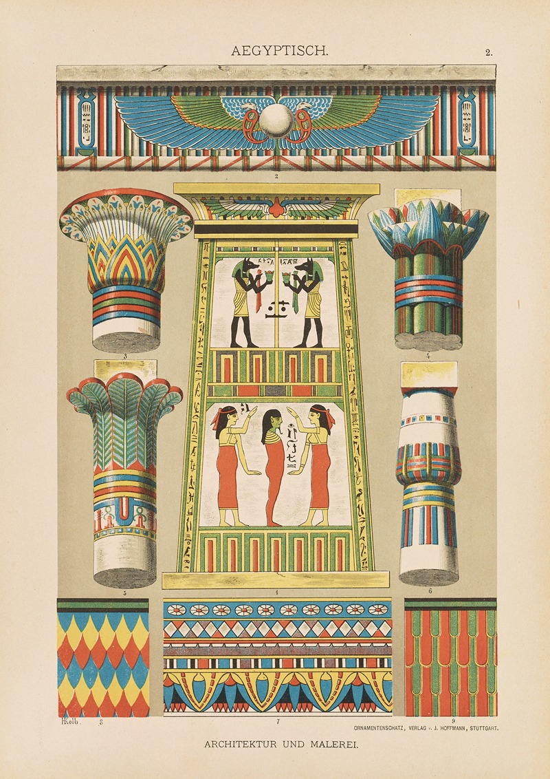 Heinrich Dolmetsch - Aegyptisch – Architektur und Malerei