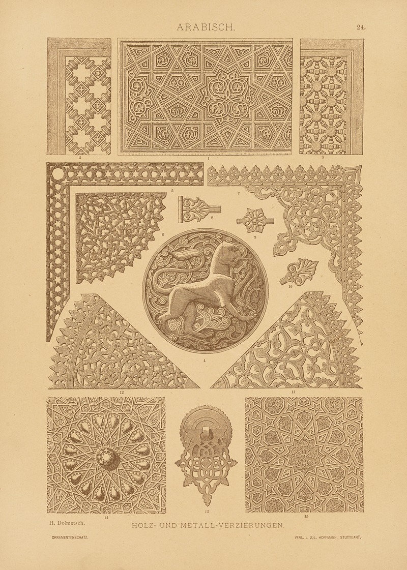 Heinrich Dolmetsch - Arabisch – Holz- und Metall-Verzierungen