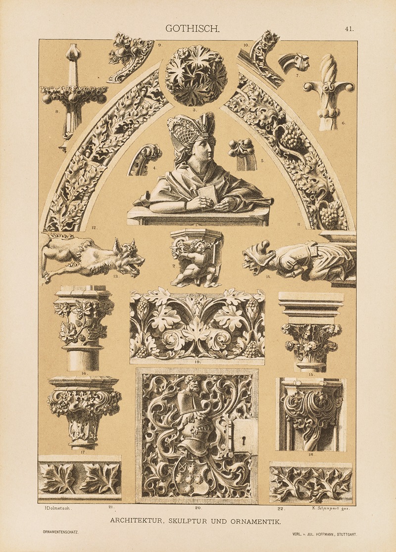 Heinrich Dolmetsch - Gotisch – Architektur, Skulptur und Ornamentik