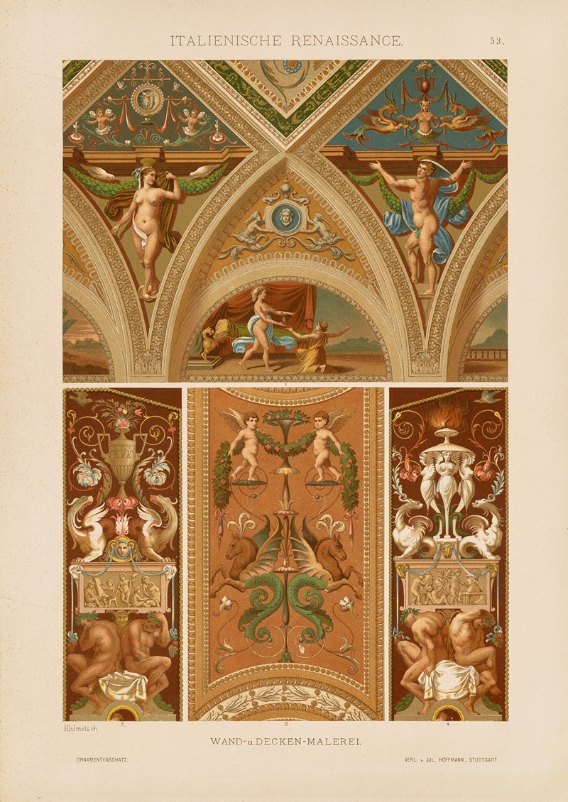 Heinrich Dolmetsch - Italienische Renaissance – Wand- und Decken-Malerei