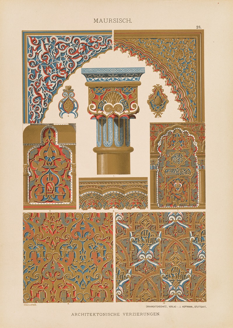 Heinrich Dolmetsch - Maurisch – Architektonische Verzierungen